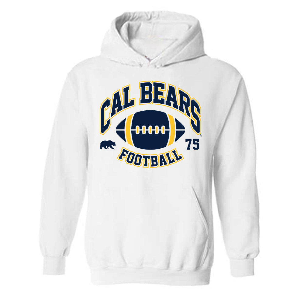 UC Berkeley - NCAA Football : Justin Hasenhuetl - Sports Shersey Hooded Sweatshirt-0