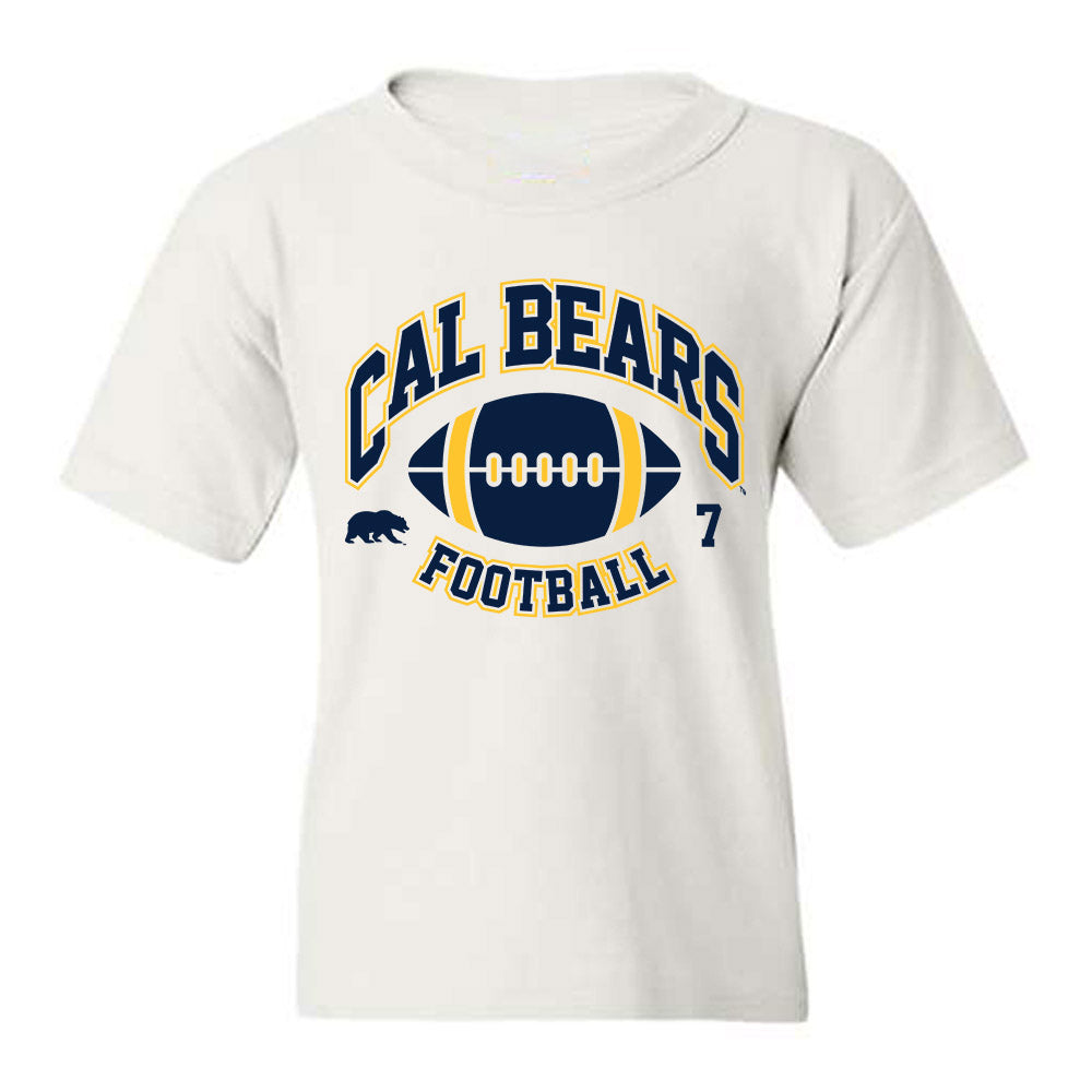 UC Berkeley - NCAA Football : Trond Grizzell - Sports Shersey Youth T-Shirt-0