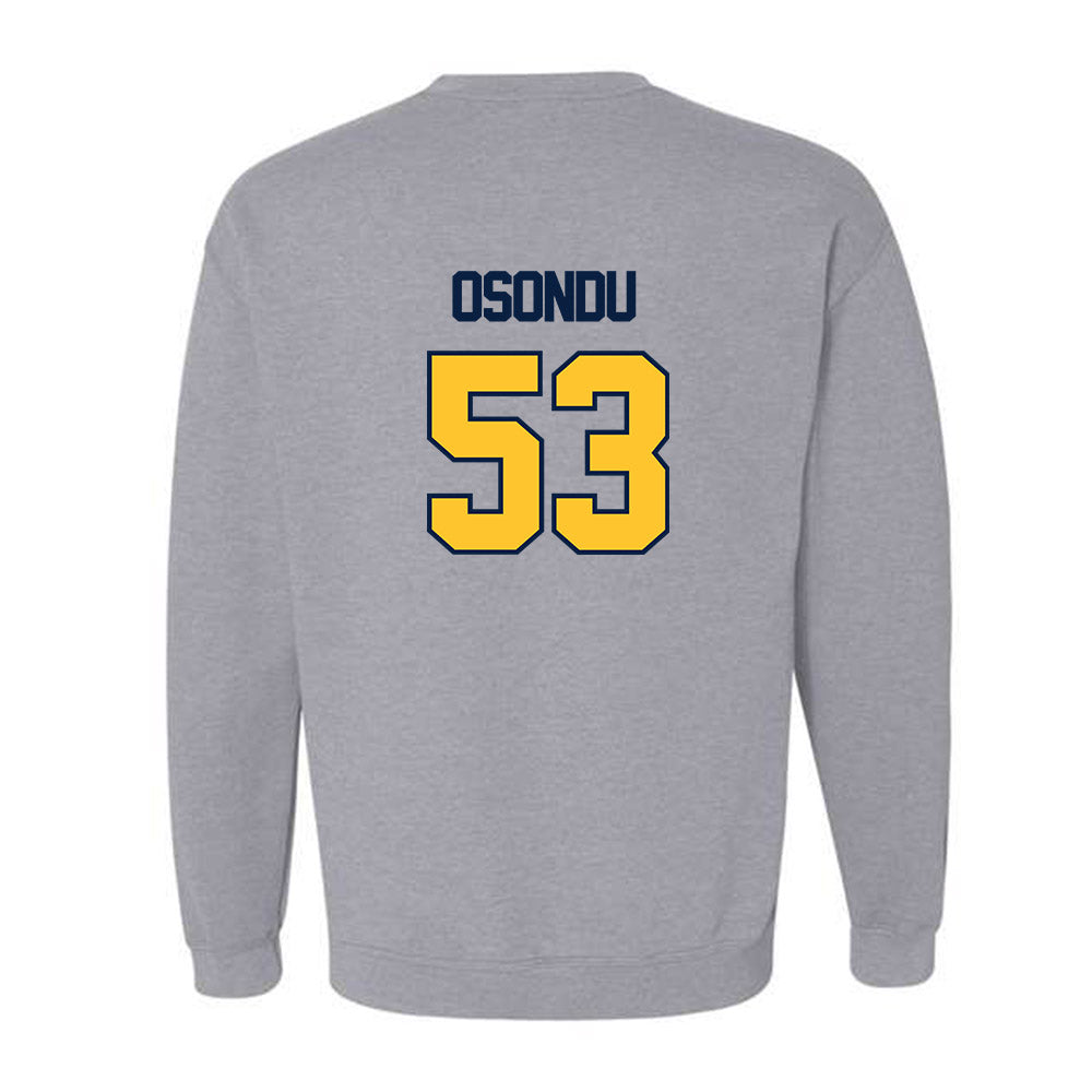 UC Berkeley - NCAA Football : ezegoziriom osondu - Sports Shersey Crewneck Sweatshirt-1