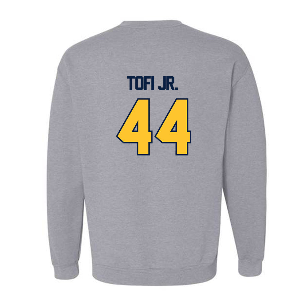 UC Berkeley - NCAA Football : John Tofi Jr. - Sports Shersey Crewneck Sweatshirt-1