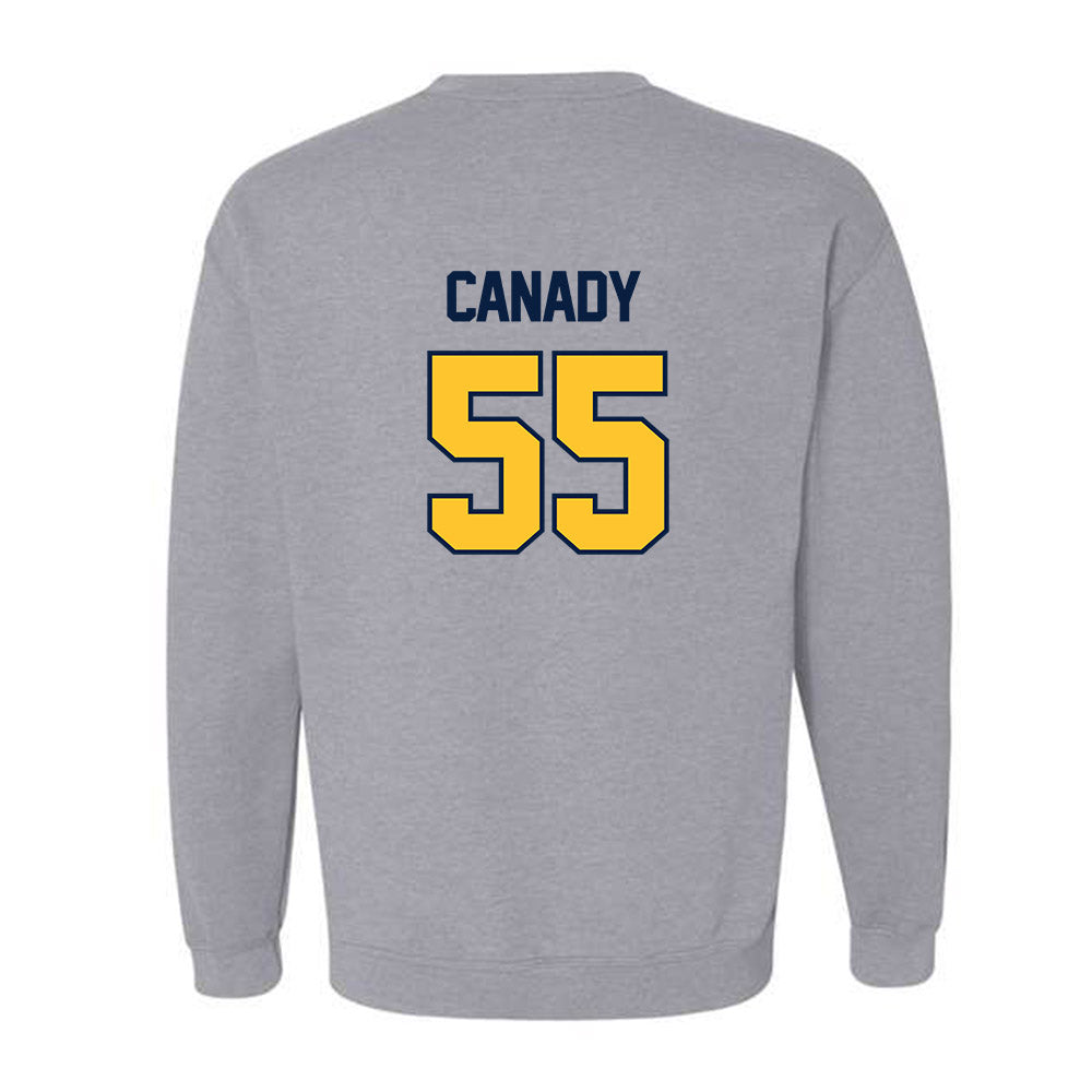 UC Berkeley - NCAA Football : BJ Canady - Sports Shersey Crewneck Sweatshirt-1