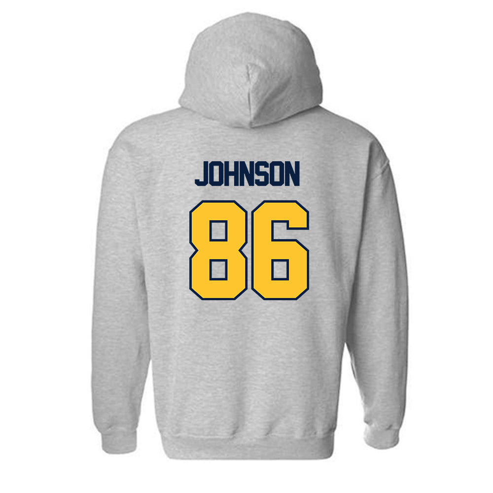 UC Berkeley - NCAA Football : Jeffrey Johnson - Sports Shersey Hooded Sweatshirt-1