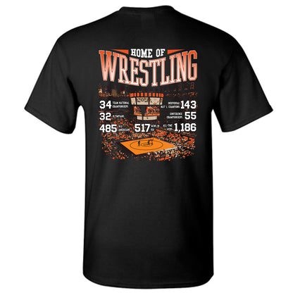 Oklahoma State - NCAA Wrestling : Tagen Jamison - Home of Wrestling Fashion Shersey T-Shirt