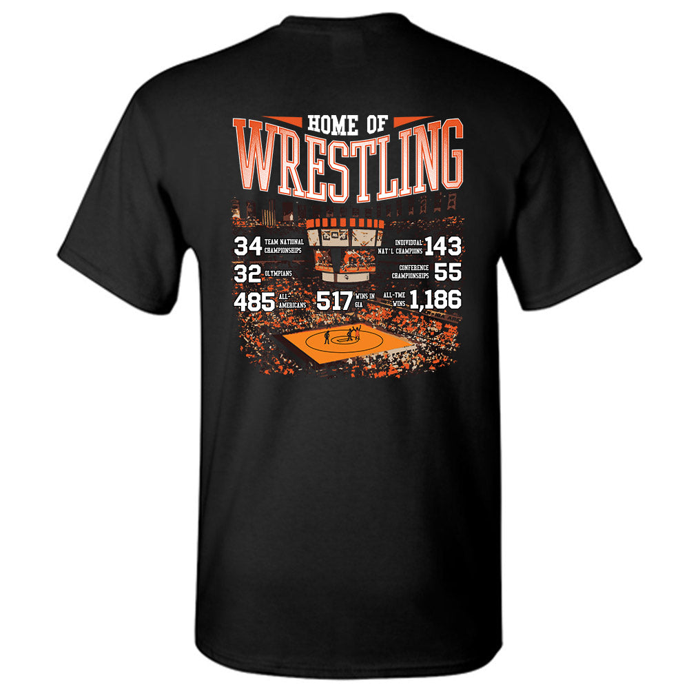 Oklahoma State - NCAA Wrestling : Luke Surber - Home of Wrestling Fashion Shersey T-Shirt