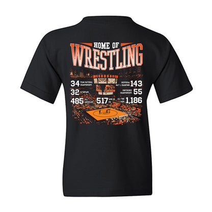 Oklahoma State - NCAA Wrestling : Kody Routledge - Fashion Shersey Youth T-Shirt-1