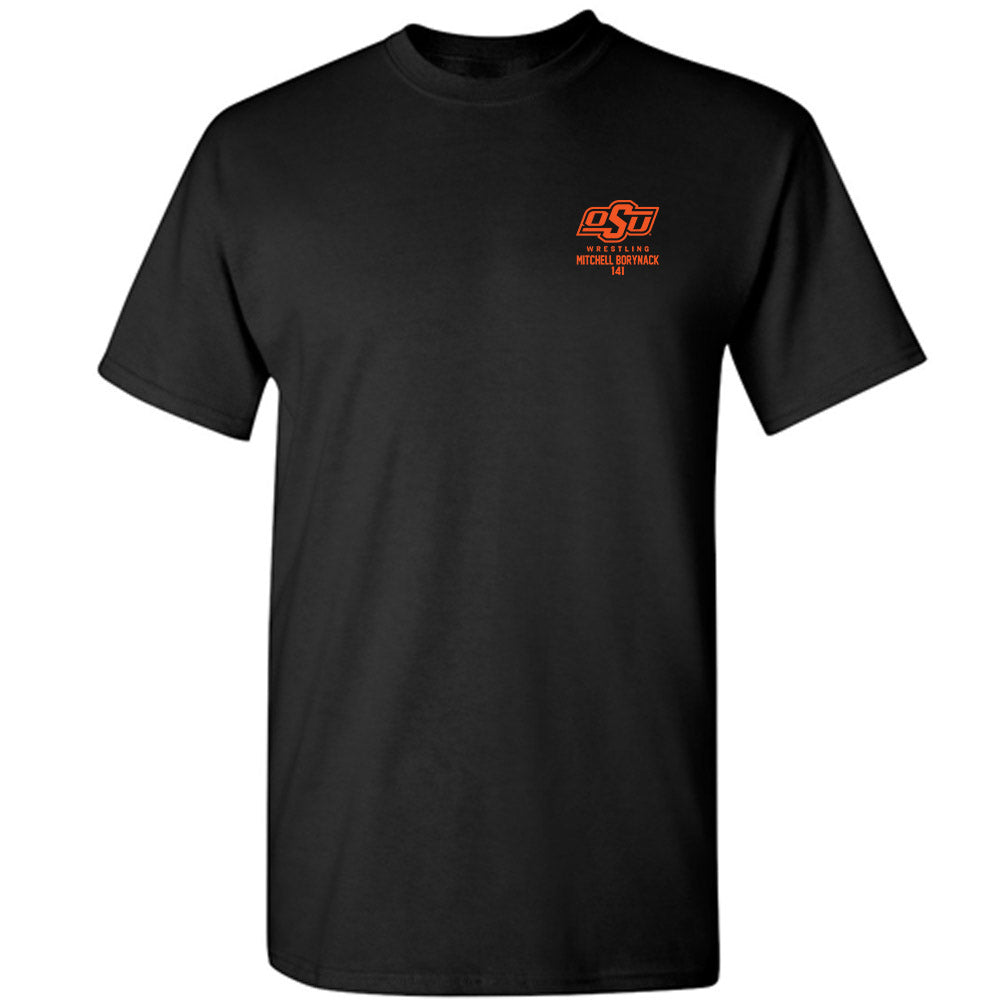 Oklahoma State - NCAA Wrestling : Mitchell Borynack - Home of Wrestling Fashion Shersey T-Shirt
