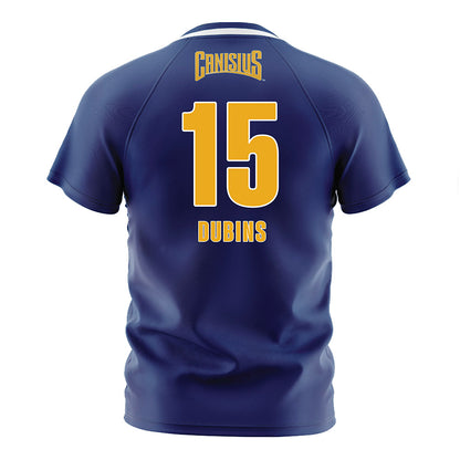 Canisius - NCAA Men's Soccer : Kiryl Dubins - Navy Soccer Jersey-1