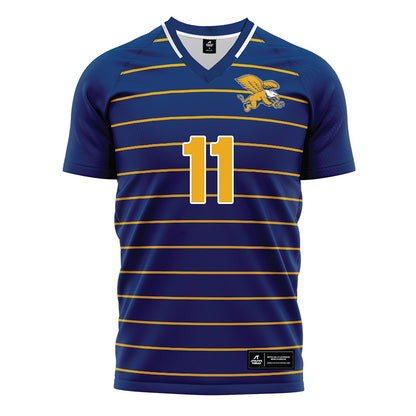 Canisius - NCAA Men's Soccer : Glodie Mata - Navy Soccer Jersey-0