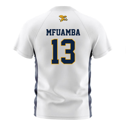 Canisius - NCAA Men's Soccer : Enoke Mfuamba - White Soccer Jersey-1