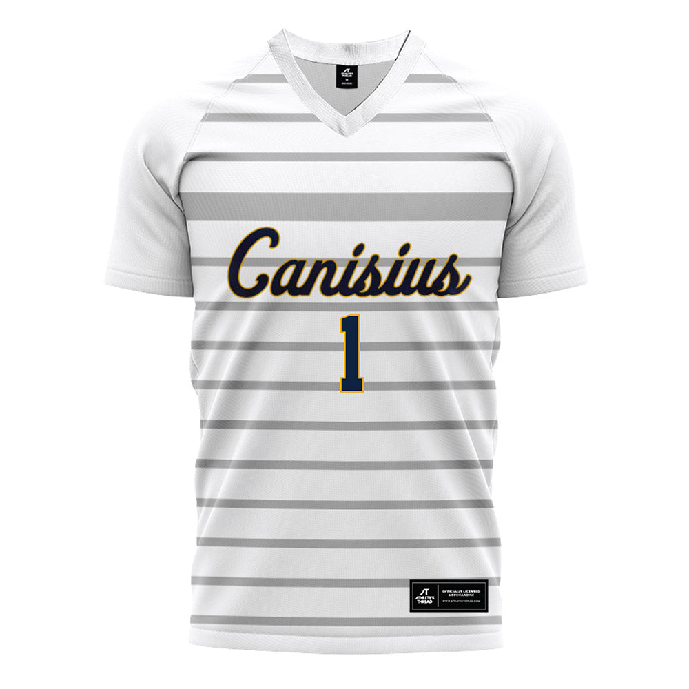Canisius - NCAA Men's Soccer : Preston Harold - White Soccer Jersey-0