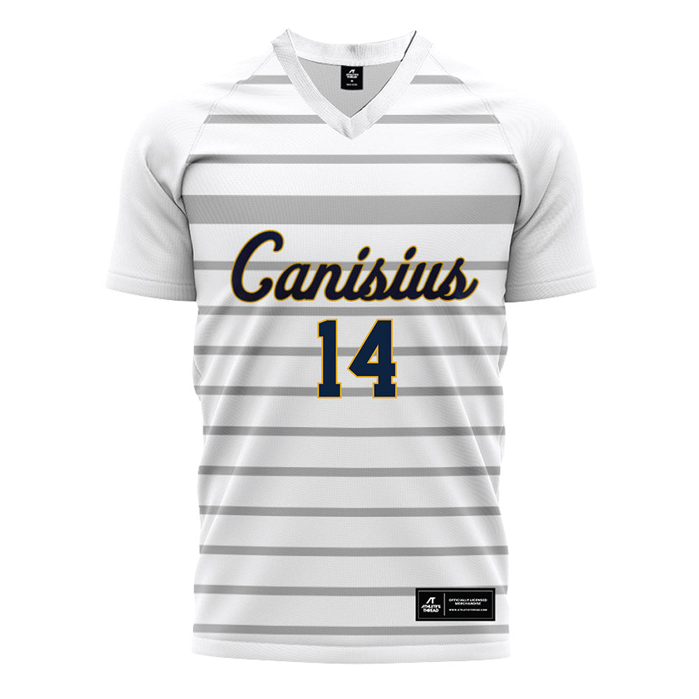 Canisius - NCAA Men's Soccer : Kyle Pollard - White Soccer Jersey-0