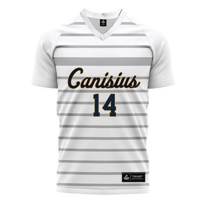 Canisius - NCAA Men's Soccer : Kyle Pollard - White Soccer Jersey-0