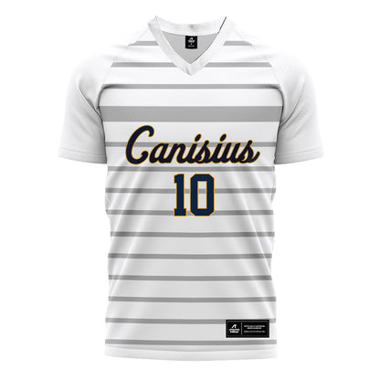 Canisius - NCAA Men's Soccer : Romero Nicolazzo - White Soccer Jersey-0