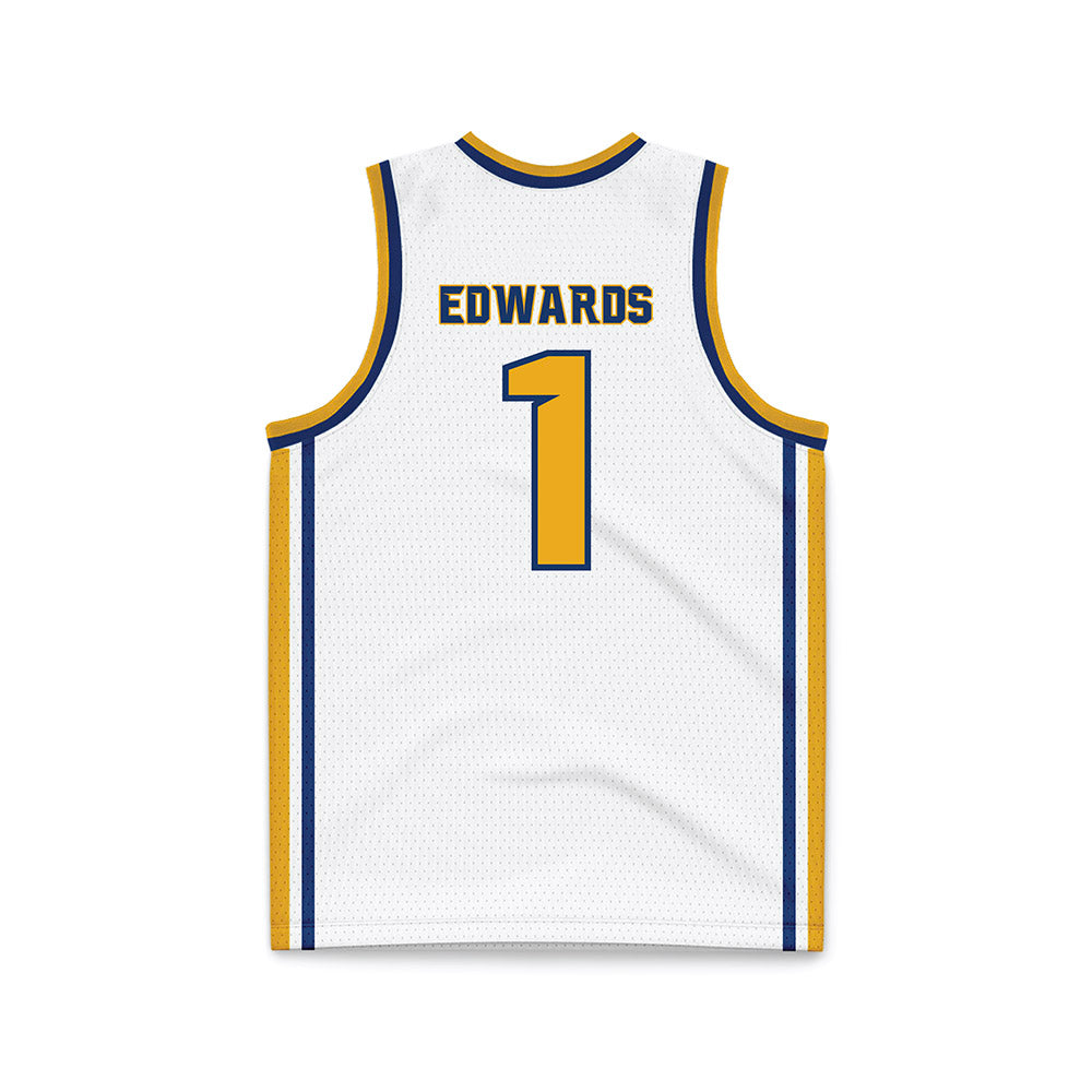 Canisius - NCAA Men's Basketball : Javante Edwards - White Basketball Jersey-1