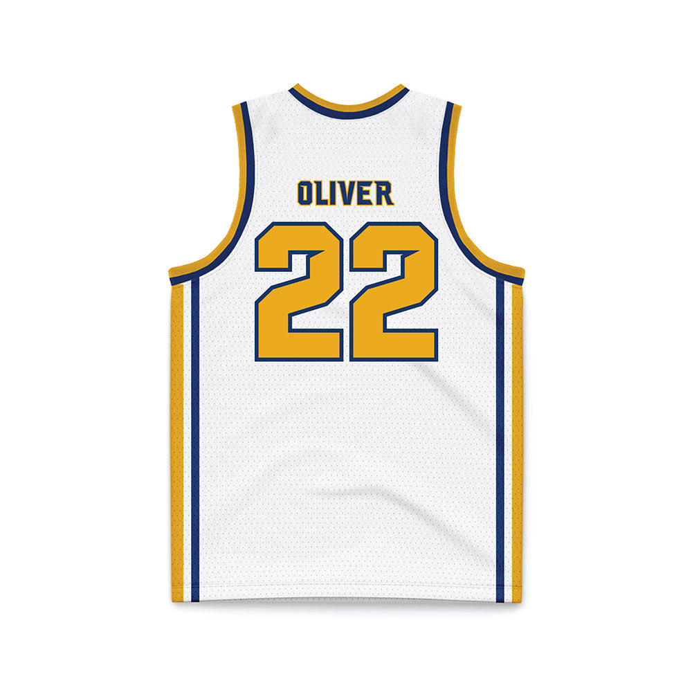Canisius - NCAA Men's Basketball : Brendan Oliver - White Basketball Jersey-1