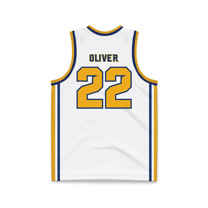 Canisius - NCAA Men's Basketball : Brendan Oliver - White Basketball Jersey-1