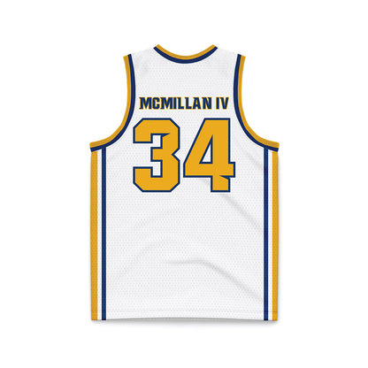 Canisius - NCAA Men's Basketball : Paul Mcmillan IV - White Basketball Jersey-1