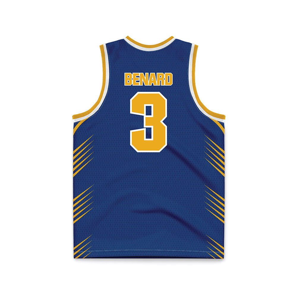 Canisius - NCAA Men's Basketball : Anthony Benard - Navy Basketball Jersey