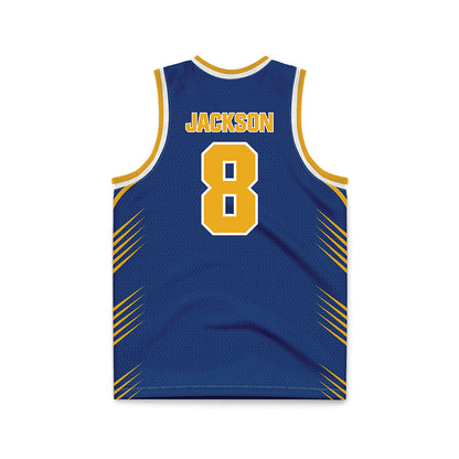 Canisius - NCAA Men's Basketball : Carter Jackson - Navy Basketball Jersey