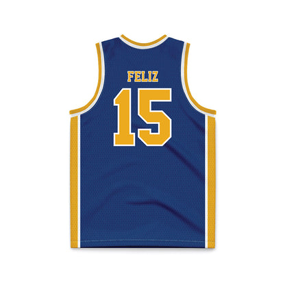 Canisius - NCAA Women's Basketball : Ileana Feliz - Navy Basketball Jersey-1