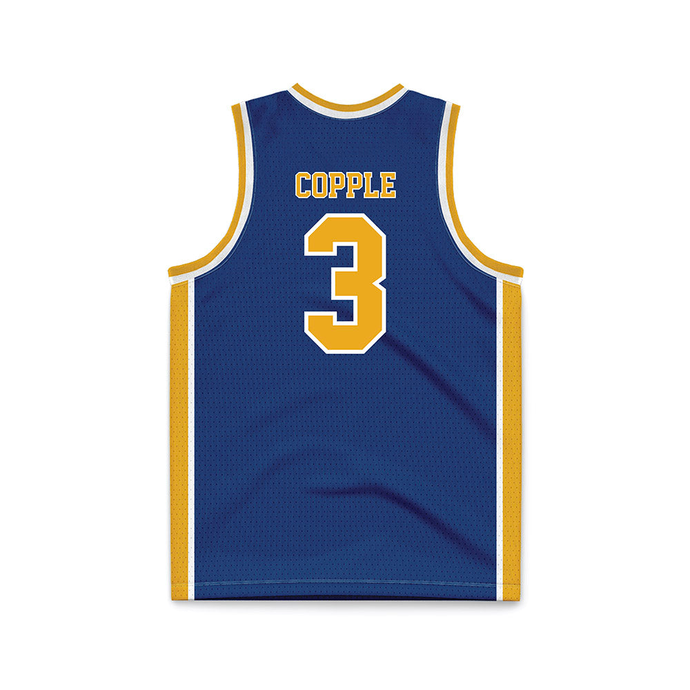 Canisius - NCAA Women's Basketball : Mary Copple - Navy Basketball Jersey-1