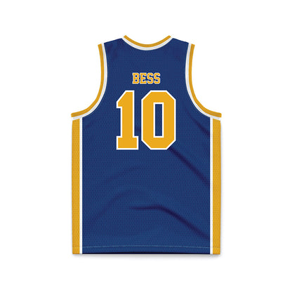 Canisius - NCAA Women's Basketball : Kelsey Bess - Navy Basketball Jersey-1