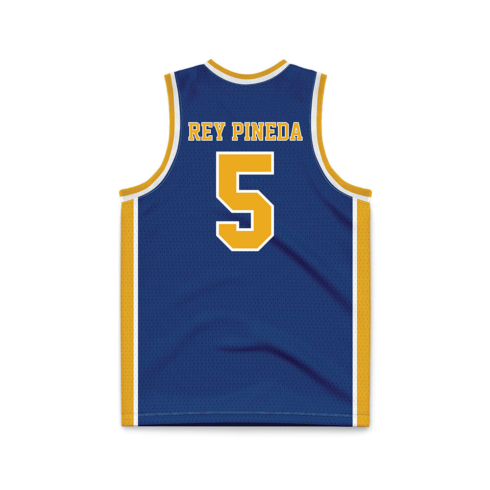 Canisius - NCAA Women's Basketball : Irene Rey Pineda - Navy Basketball Jersey-1