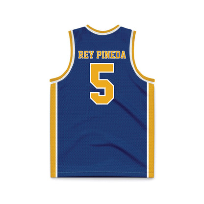 Canisius - NCAA Women's Basketball : Irene Rey Pineda - Navy Basketball Jersey-1