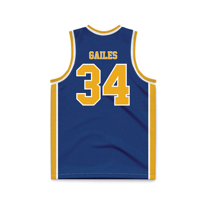 Canisius - NCAA Women's Basketball : Shariah Gailes - Navy Basketball Jersey-1