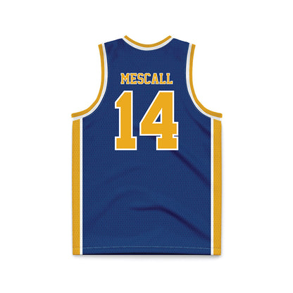 Canisius - NCAA Women's Basketball : Molly Mescall - Navy Basketball Jersey-1