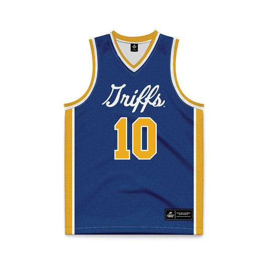 Canisius - NCAA Women's Basketball : Kelsey Bess - Navy Basketball Jersey-0