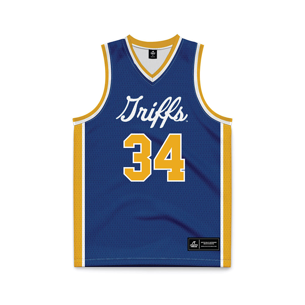 Canisius - NCAA Women's Basketball : Shariah Gailes - Navy Basketball Jersey-0