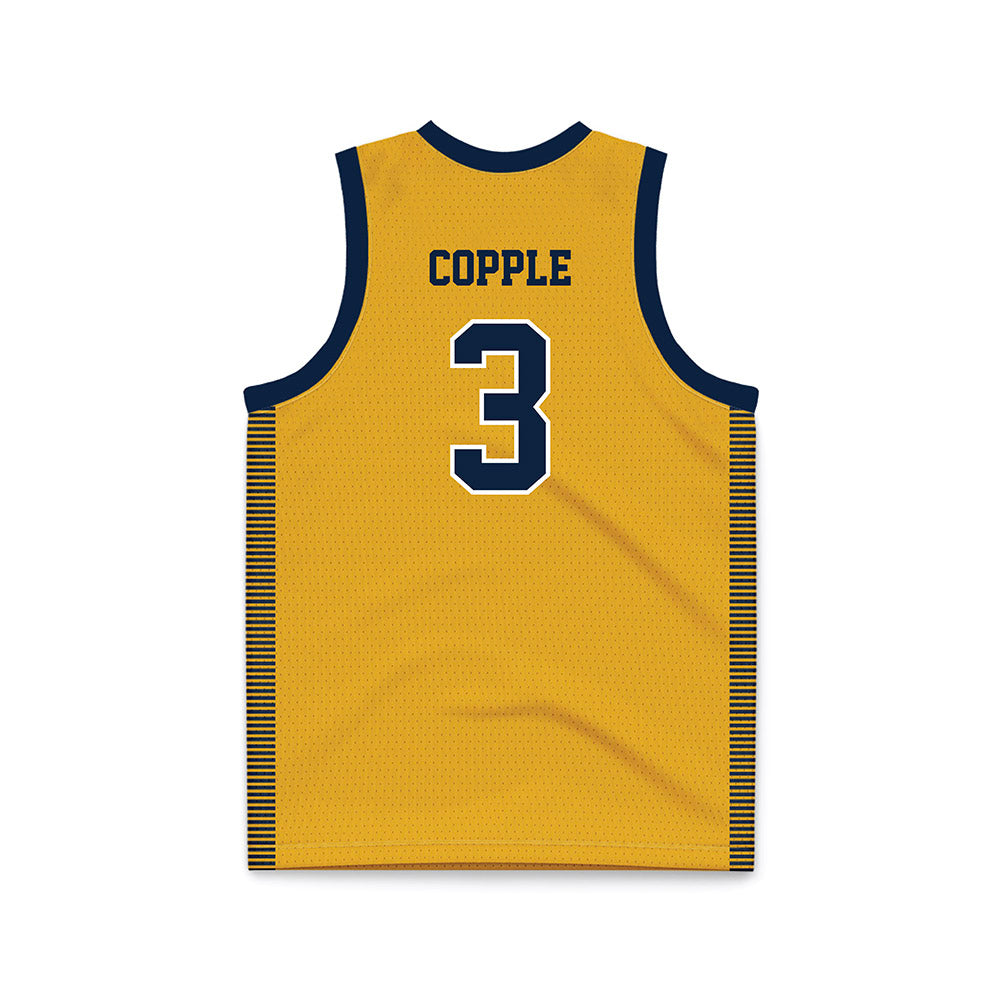 Canisius - NCAA Women's Basketball : Mary Copple - Gold Basketball Jersey-1