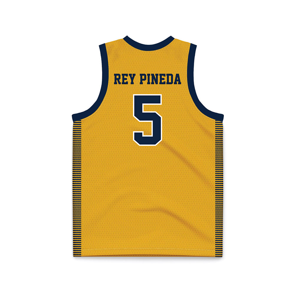 Canisius - NCAA Women's Basketball : Irene Rey Pineda - Gold Basketball Jersey-1
