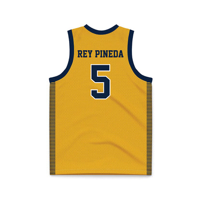 Canisius - NCAA Women's Basketball : Irene Rey Pineda - Gold Basketball Jersey-1