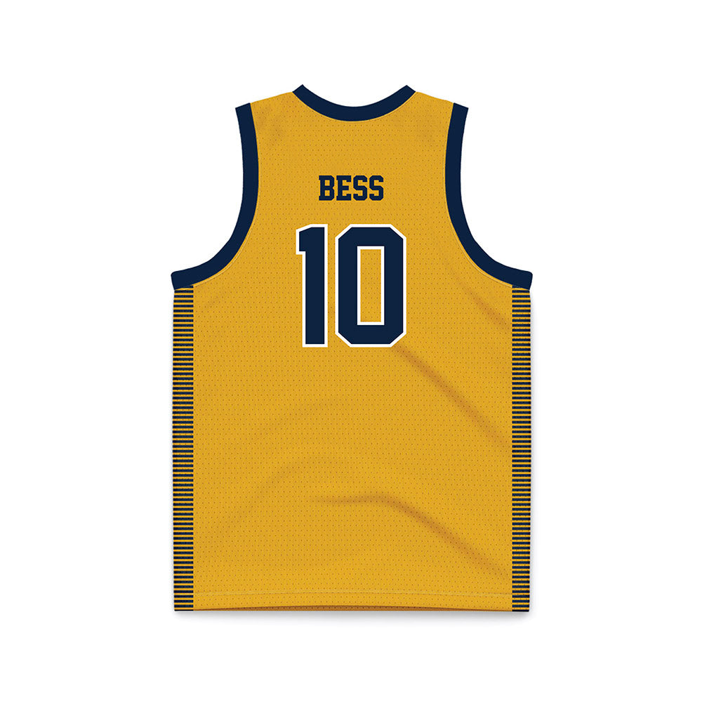 Canisius - NCAA Women's Basketball : Kelsey Bess - Gold Basketball Jersey-1