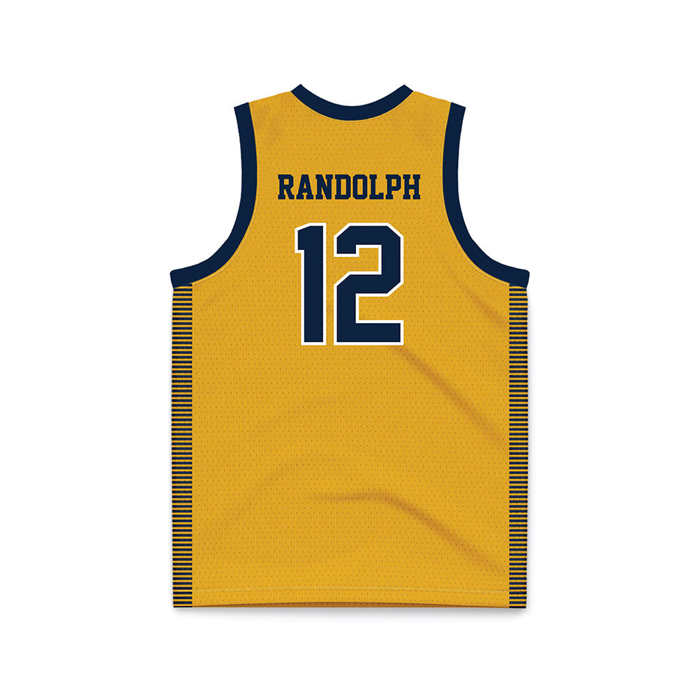Canisius - NCAA Women's Basketball : Saige Randolph - Gold Basketball Jersey-1