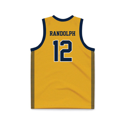 Canisius - NCAA Women's Basketball : Saige Randolph - Gold Basketball Jersey-1