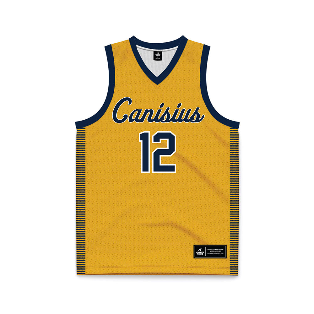 Canisius - NCAA Women's Basketball : Saige Randolph - Gold Basketball Jersey-0