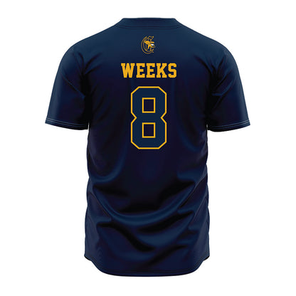 Canisius - NCAA Baseball : Eric Weeks - Navy Jersey