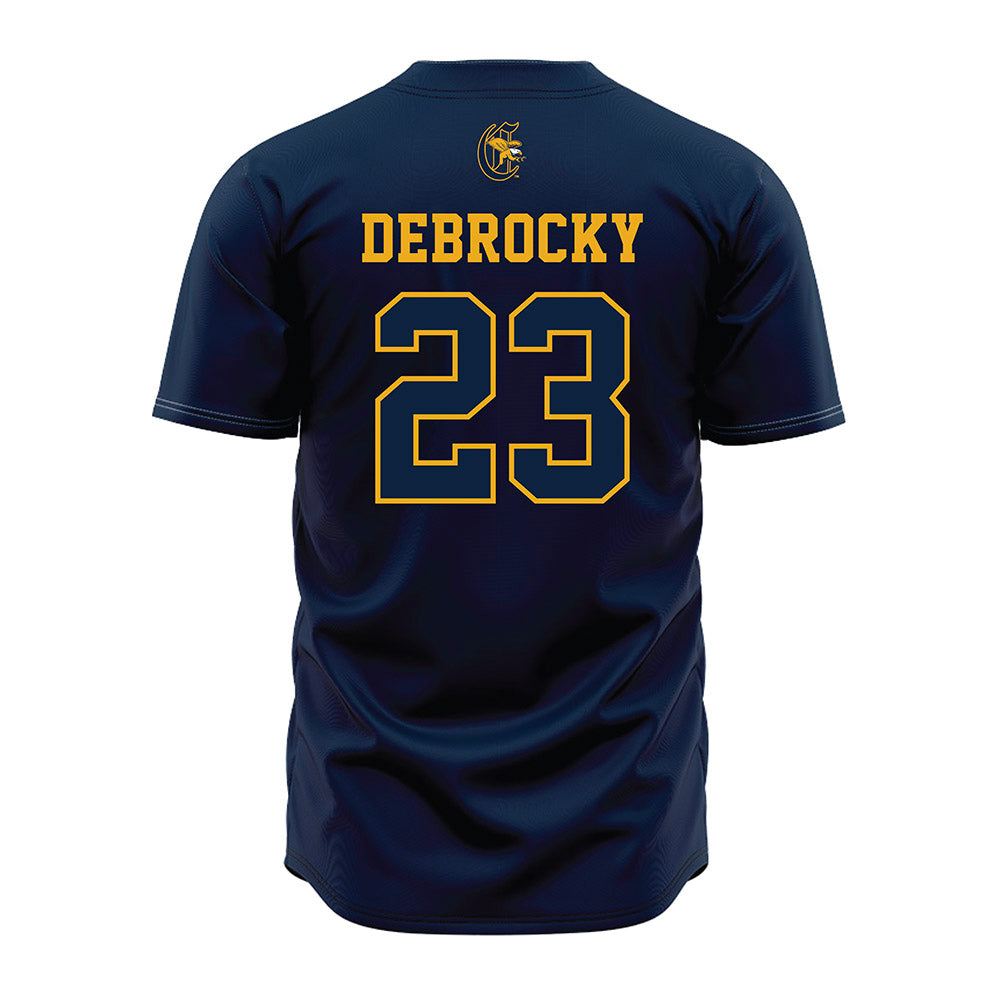 Canisius - NCAA Baseball : Tyler DeBrocky - Navy Jersey-1