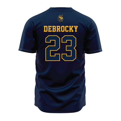 Canisius - NCAA Baseball : Tyler DeBrocky - Navy Jersey-1