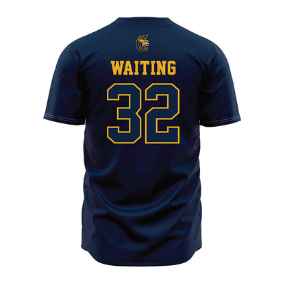 Canisius - NCAA Baseball : Connor Waiting - Navy Jersey-1