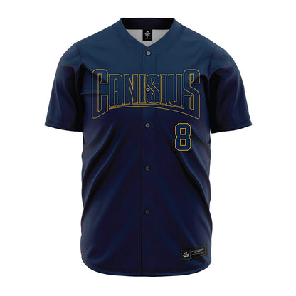 Canisius - NCAA Baseball : Eric Weeks - Navy Jersey