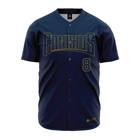 Canisius - NCAA Baseball : Eric Weeks - Navy Jersey
