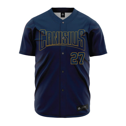 Canisius - NCAA Baseball : Thomas Russo - Navy Jersey