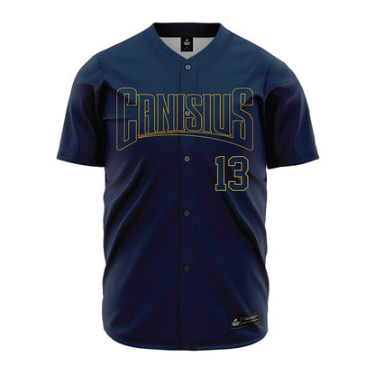 Canisius - NCAA Baseball : Kadin Miller - Navy Jersey