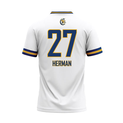 Canisius - NCAA Baseball : Blake Herman - White Baseball Jersey-1