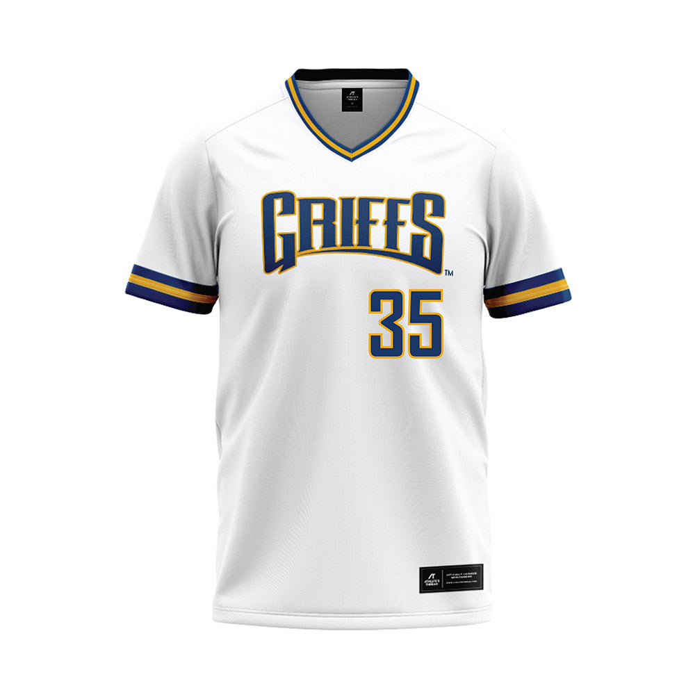 Canisius - NCAA Baseball : Austin Kutz - White Baseball Jersey-0