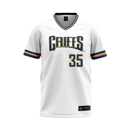 Canisius - NCAA Baseball : Austin Kutz - White Baseball Jersey-0